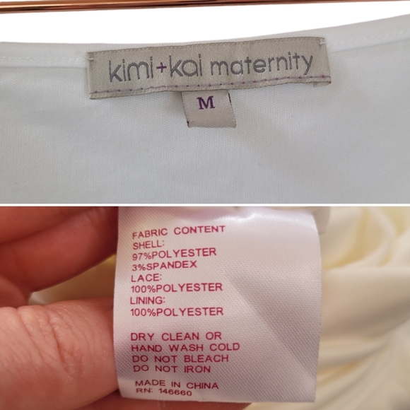 KIMI + KAI Maternity Mermaid Bridal Gown Size M - Picture 7 of 16